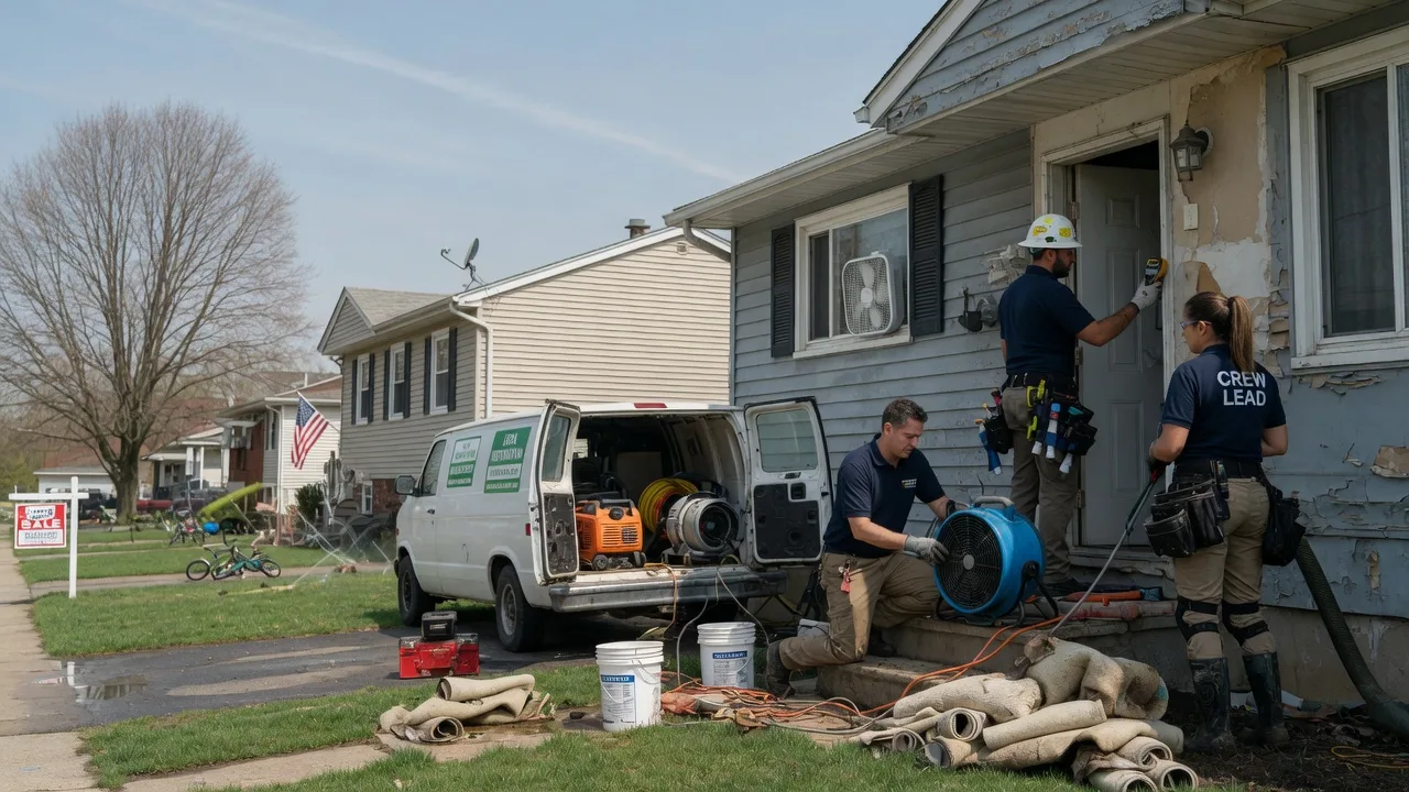 Flood Cleanup in Dearborn Heights, MI near me